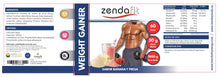 Cargar imagen en el visor de la galería, Weight Gainer (Ganador de Peso) Sabor Banana-Fresa - 1800 gramos (15g de proteínas y 30g de carbohidratos por porción)