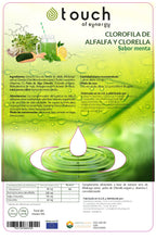 Cargar imagen en el visor de la galería, Clorofila de Alfalfa y Clorella (Sabor limón y menta) - Bolsa 150 gramos