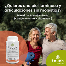 Carica l'immagine nel visualizzatore di Gallery, Colágeno + MSM + Vitamina C - 100 cápsulas vegetales