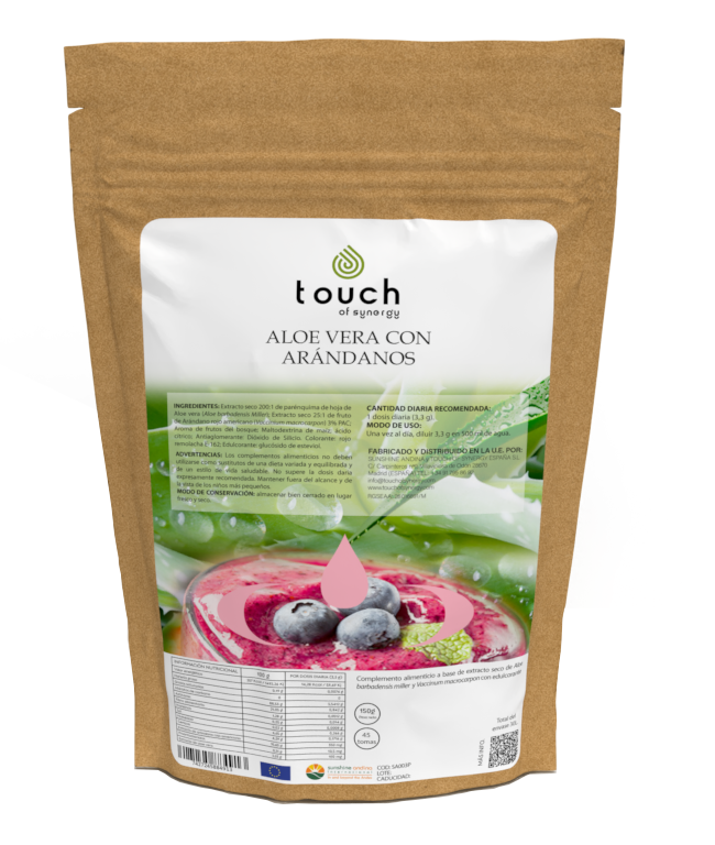 Aloe Vera with Blueberries - Bag 150 grams (45 doses)