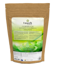 Cargar imagen en el visor de la galería, Clorofila de Alfalfa y Clorella (Sabor limón y menta) - Bolsa 150 gramos