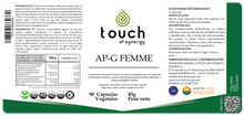 Load image into Gallery viewer, AP-G Femme - 90 Vegetable Capsules
