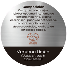 Cargar imagen en el visor de la galería, Crema Verbena Limón 40ml