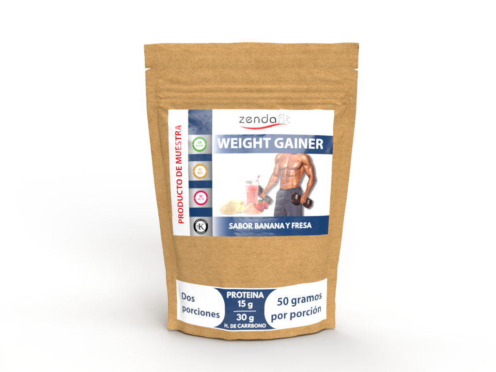 SAMPLE Weight Gainer Banana and Strawberry Flavor 2 portions of 50g