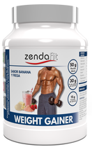 Cargar imagen en el visor de la galería, Weight Gainer (Ganador de Peso) Sabor Banana-Fresa - 1800 gramos (15g de proteínas y 30g de carbohidratos por porción)