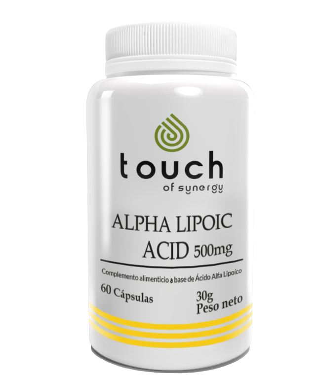 Acido Alpha lipoico 500mg, 60 cápsulas vegetales