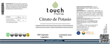 Carica l'immagine nel visualizzatore di Gallery, Citrato de Potasio 120 cáps
