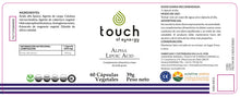 Cargar imagen en el visor de la galería, Acido Alpha lipoico 500mg, 60 cápsulas vegetales
