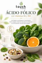 Carica l'immagine nel visualizzatore di Gallery, Ácido Fólico con B6 y B12
