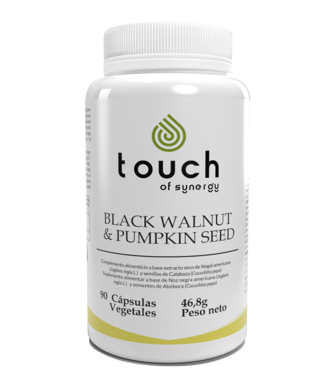 Black Walnut & Pumpkin Seed (Nogal negro y semillas de calabaza) - 90 cápsulas vegetales