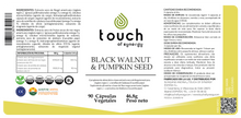 Cargar imagen en el visor de la galería, Black Walnut &amp; Pumpkin Seed (Nogal negro y semillas de calabaza) - 90 cápsulas vegetales
