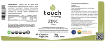 Cargar imagen en el visor de la galería, Zinc 30 mg - 60 cápsulas vegetales
