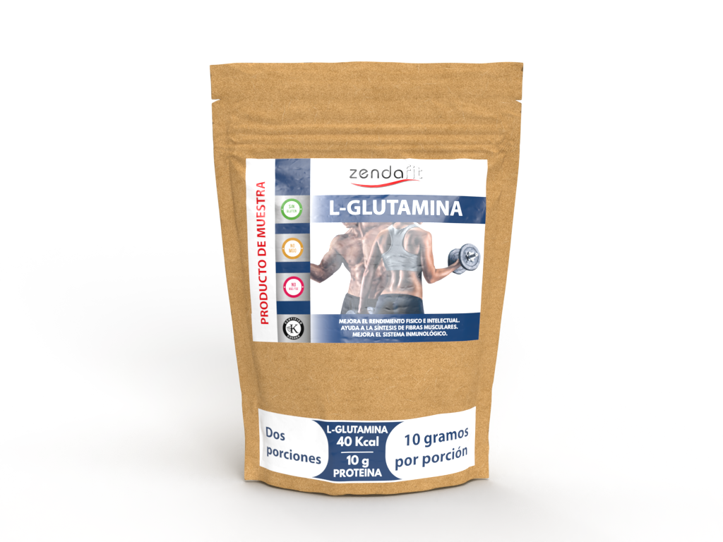 L-Glutamina MUESTRA - 2 Porciones de 10 gramos