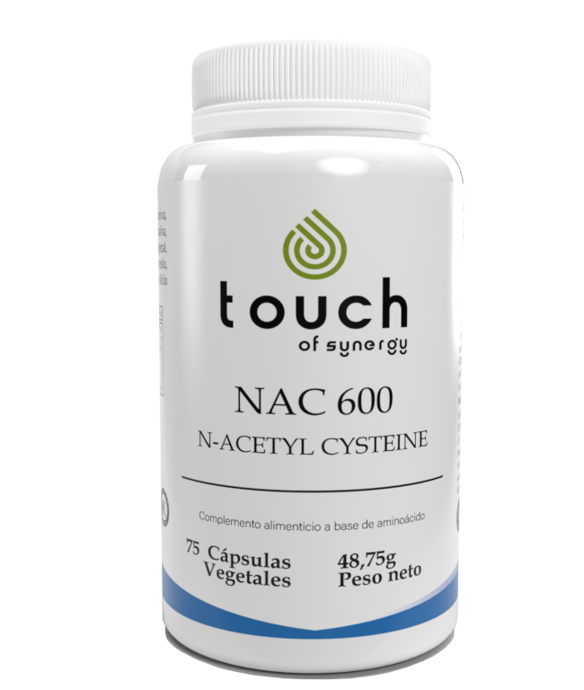NAC 600 N-Acetyl Cysteine - 75 cápsulas vegetales