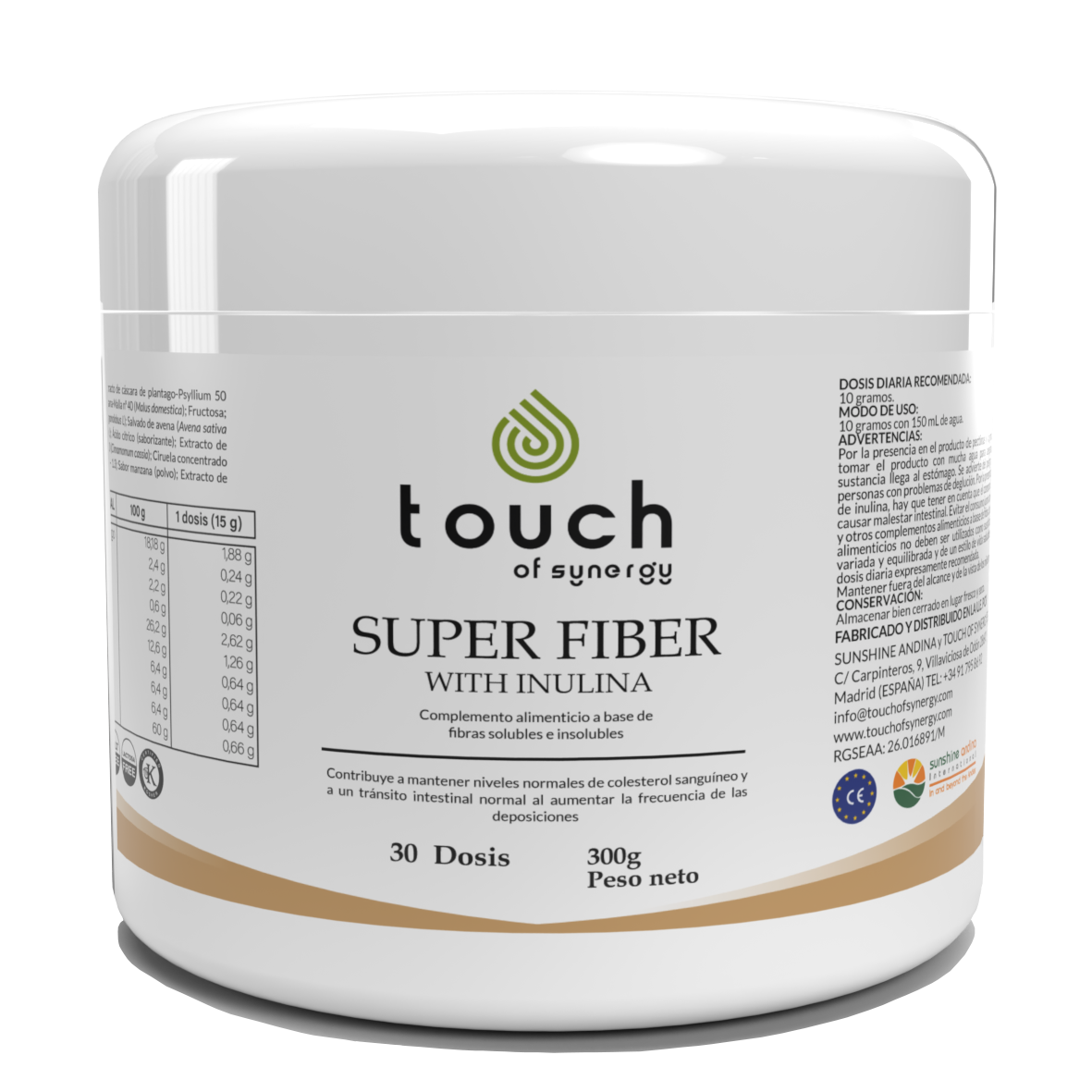 Super Fiber with Inulin - 300 grams