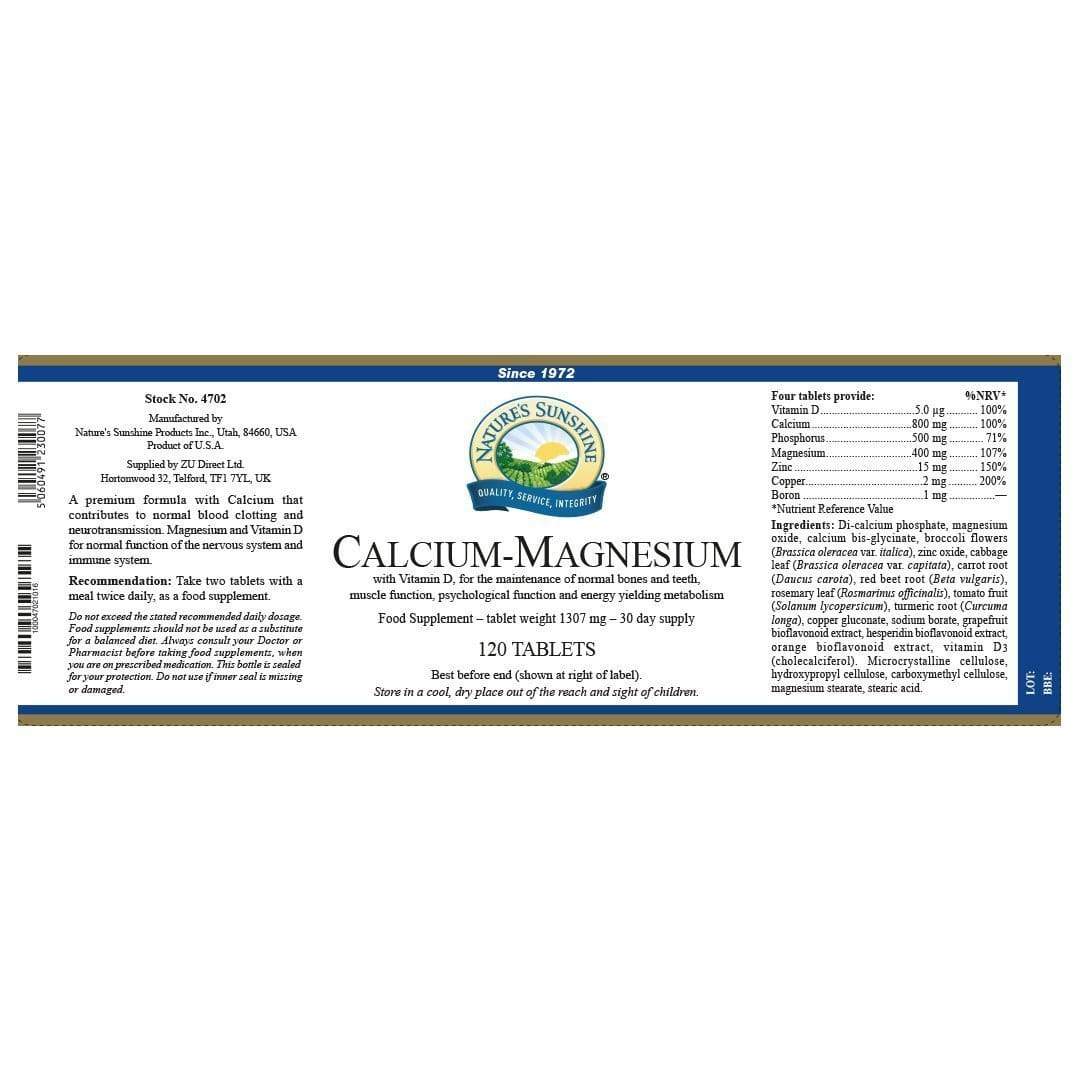 Calcium-Magnesium - Natures Sunshine